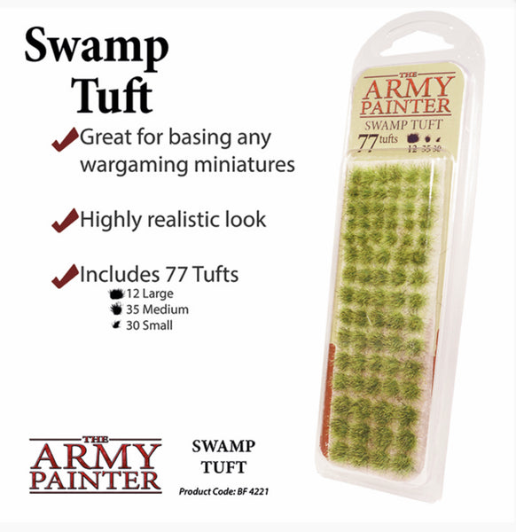 Army Painter: Swamp Tuft – Realistic Grass Tufts For Wargaming Bases – NEW