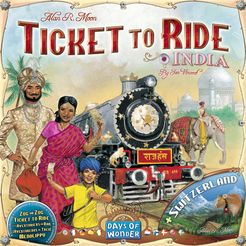 Ticket to Ride India & Switzerland
