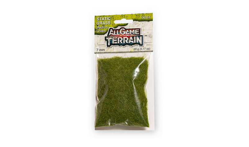 All Game Terrain: Static Grass Medium Green 7mm