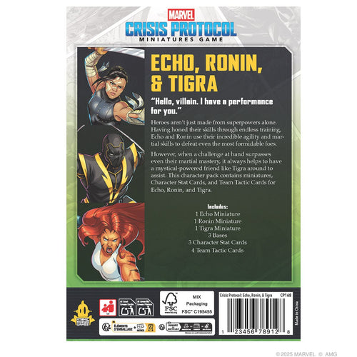 Crisis Protocol: Echo, Ronin & Tigra