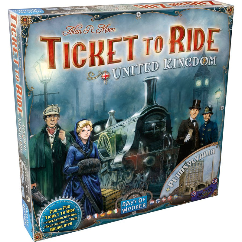 Ticket to Ride United Kingdom and Pennsylvania