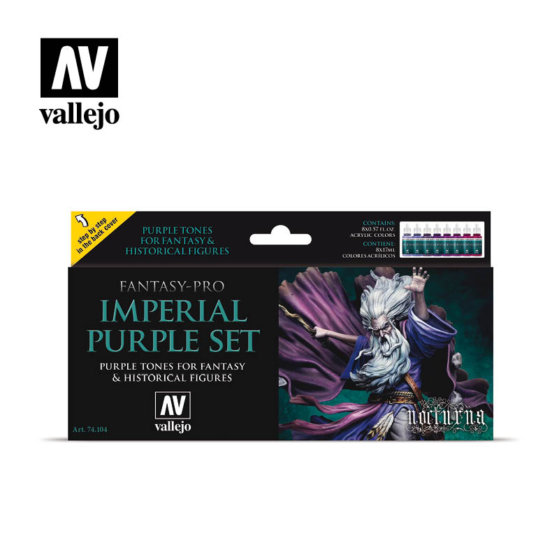 Vallejo: Imperial Purple Set