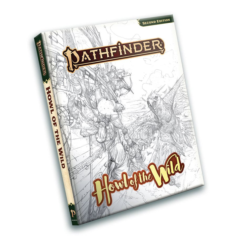 Pathfinder: 2E Howl of the Wild Sketch Cover