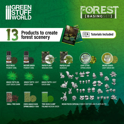 Green Stuff World: Forest Basing Set