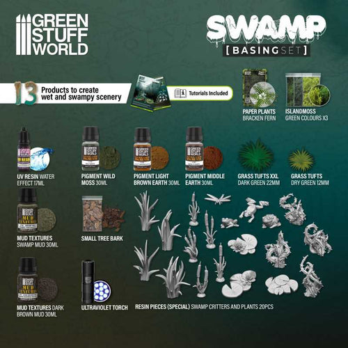 Green Stuff World: Swamp Basing Set