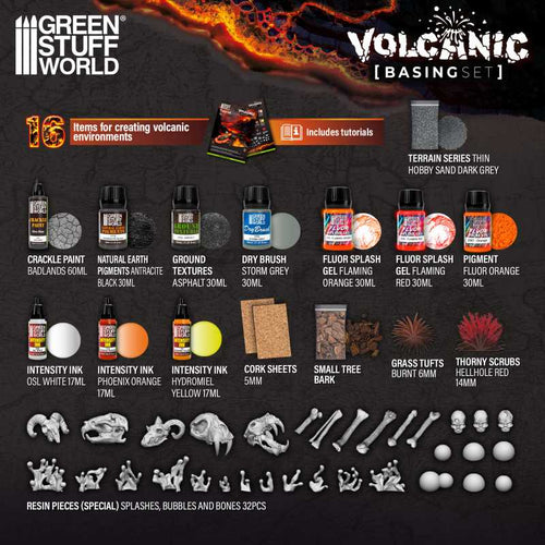 Green Stuff World: Volcanic Basing set