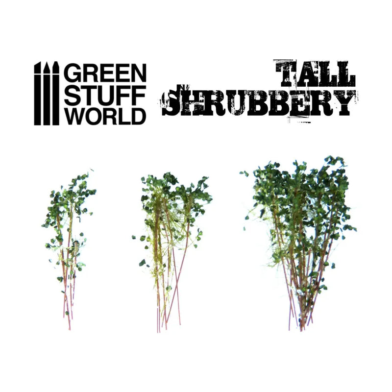 Green Stuff World: Tall Shrubbery Dark Green
