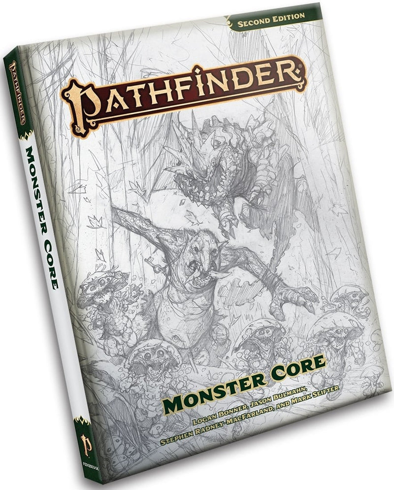 Pathfinder: 2E Monster Core Sketch Cover
