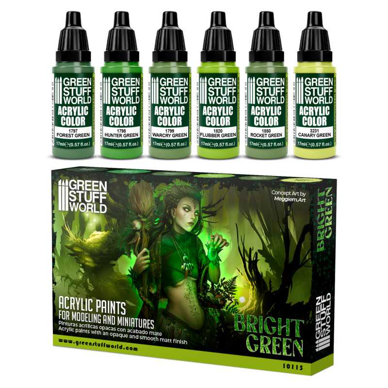 Green Stuff World: Bright Green Set