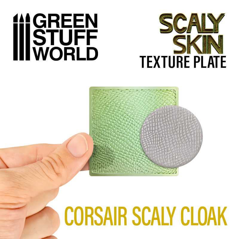 Green Stuff World: Corsair Scaly Cloak Texture Plate