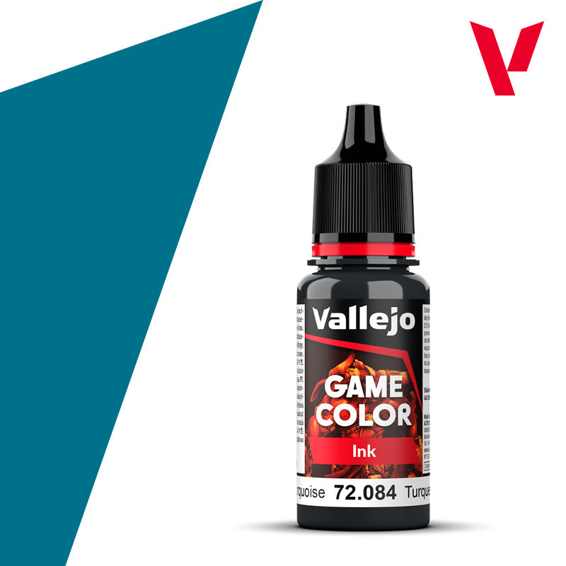 Vallejo Game Color: Dark Turquoise Ink