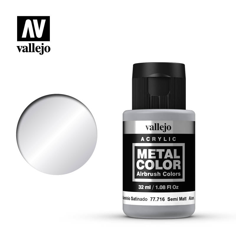 Vallejo Metal Color: Semi Matt Aluminium