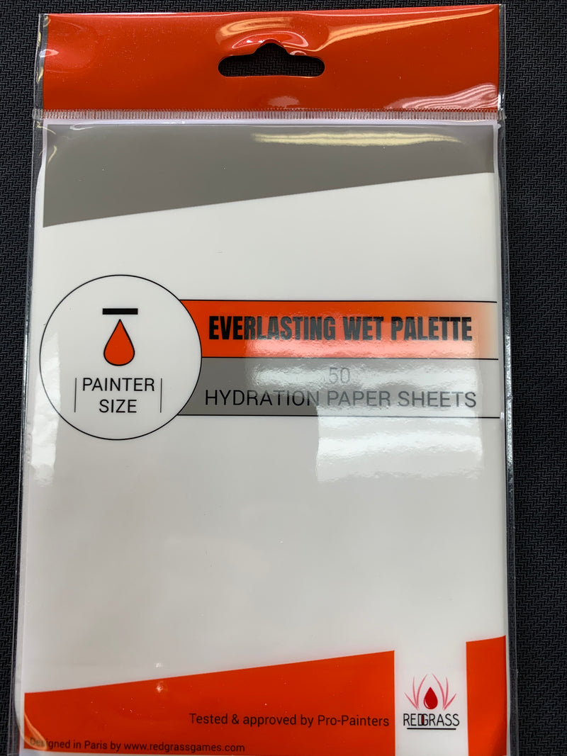 Redgrass: Everlasting Wet Palette Paper Sheets x50