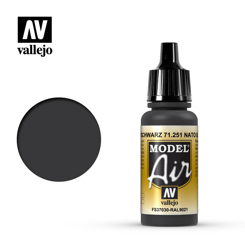 Vallejo Model Air: NATO Black