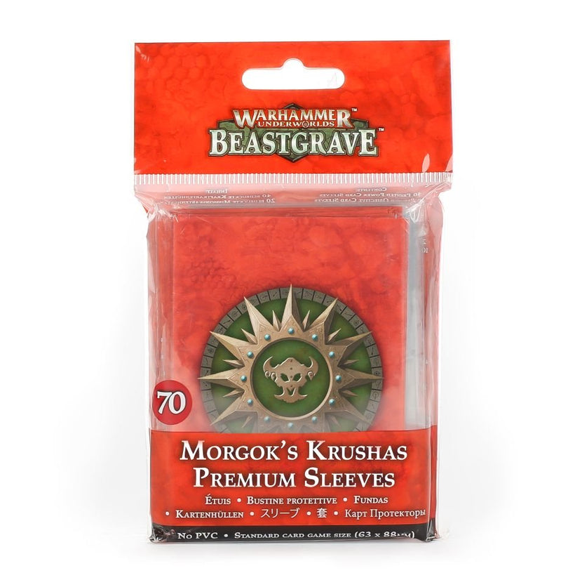 Warhammer Underworlds: Beastgrave-Morgok’s Krushas Premium Sleeves