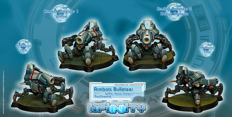 PanOceania: Armbots Bulleteer (Spitfire, Heavy Shotgun)