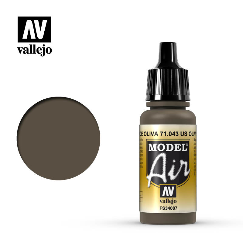 Vallejo Model Air: US Olive Drab