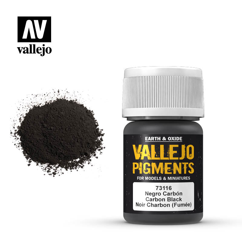 Vallejo Pigments Carbon Black (Smoke Black)