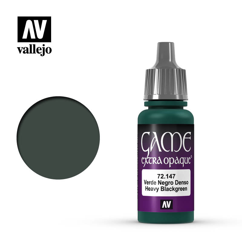 Vallejo Game Color: Heavy Blackgreen