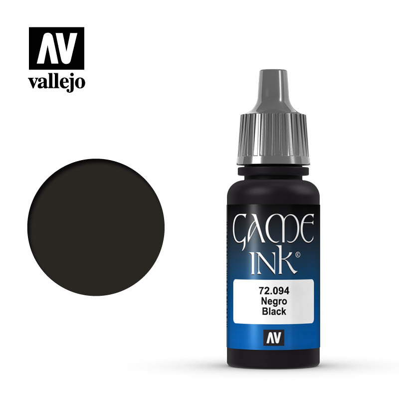Vallejo Game Color: Black Ink