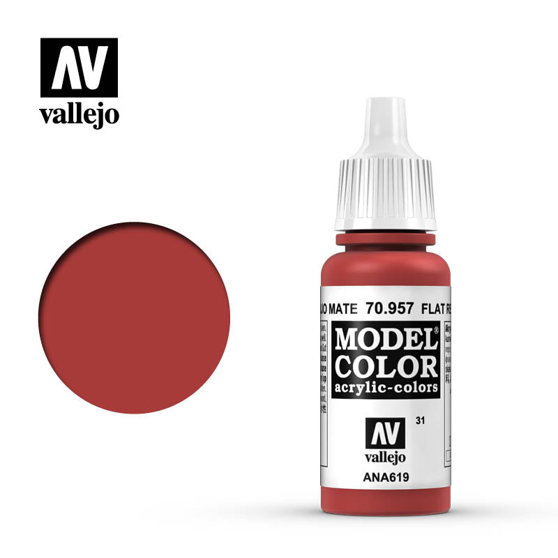 Vallejo Model Color: Flat Red