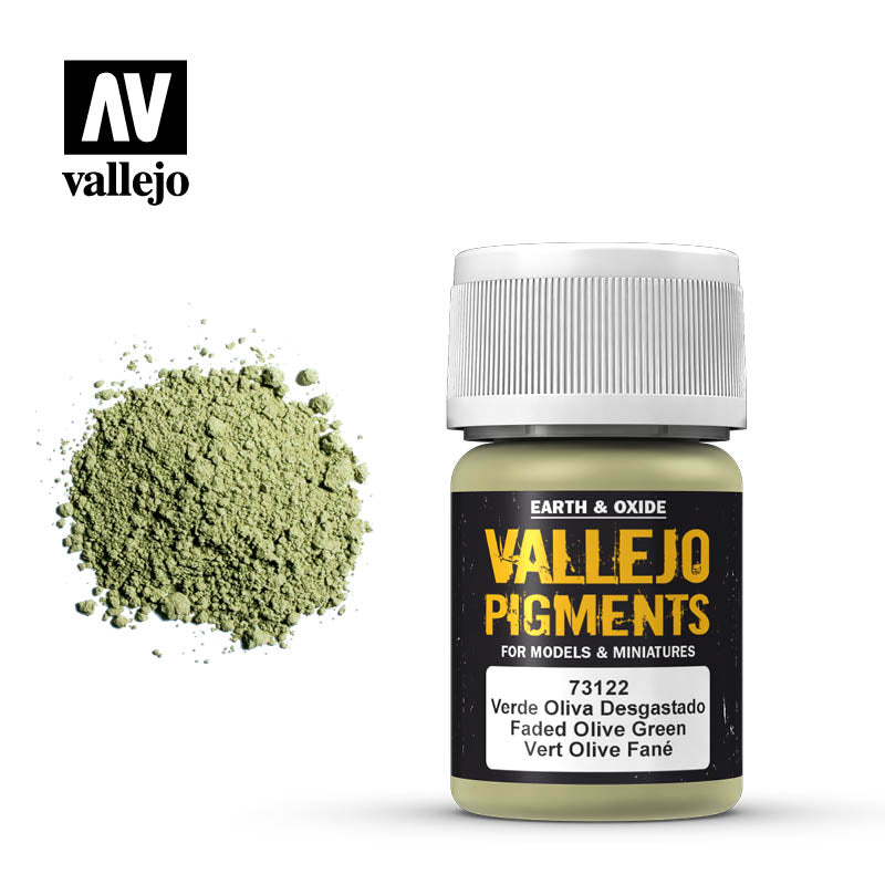 Vallejo Pigments Faded Olive Green