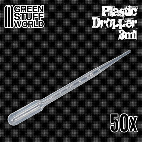 Green Stuff World: 50x Plastic Dropper 3ml