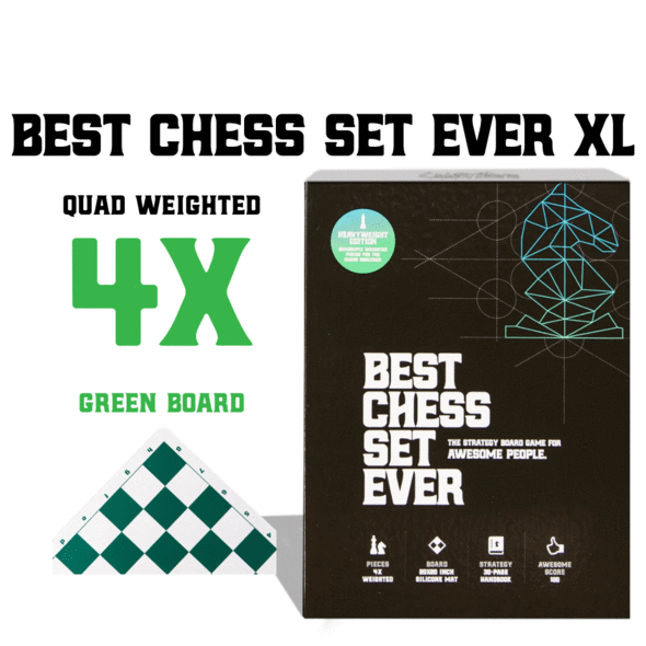 Best Chess Set Ever XL Green