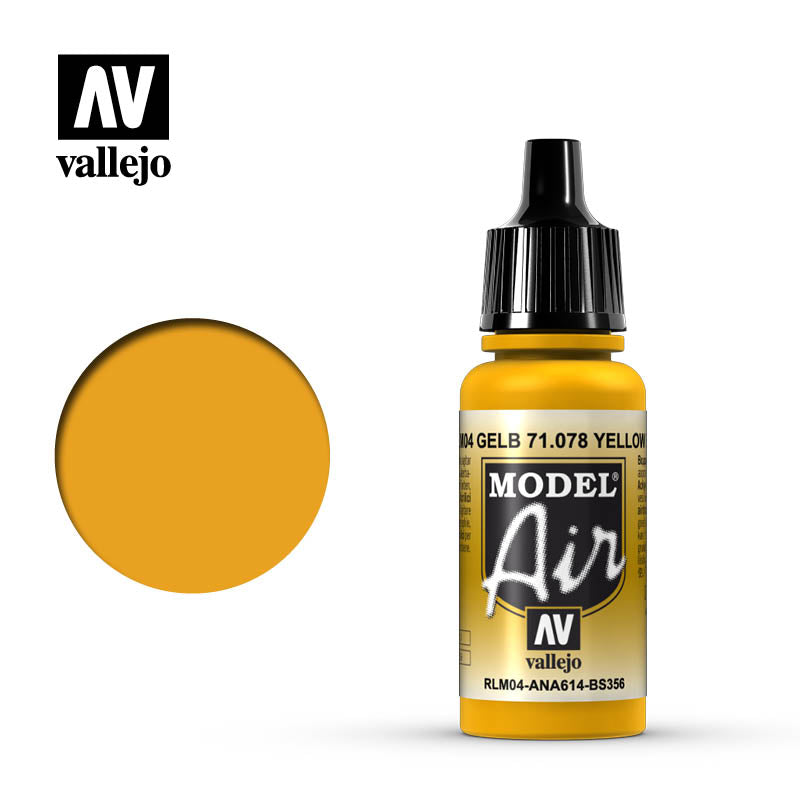 Vallejo Model Air: Yellow RLM04