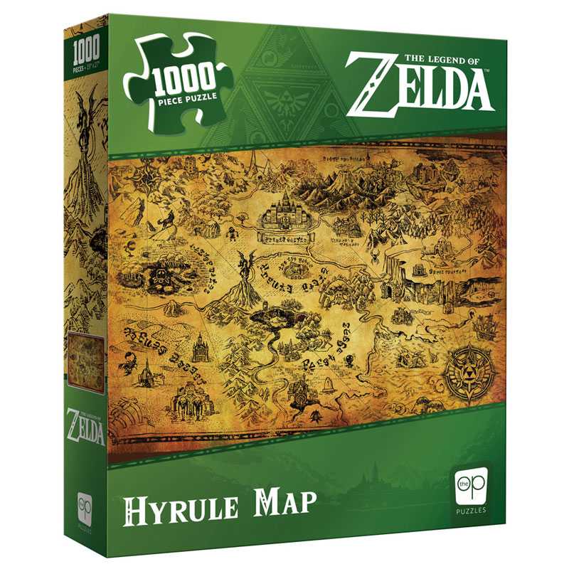 Zelda Hyrule Map1000 Piece Puzzle