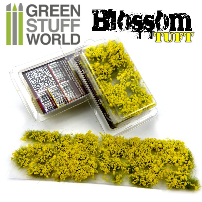 Green Stuff World: Blossom Tufts Yellow