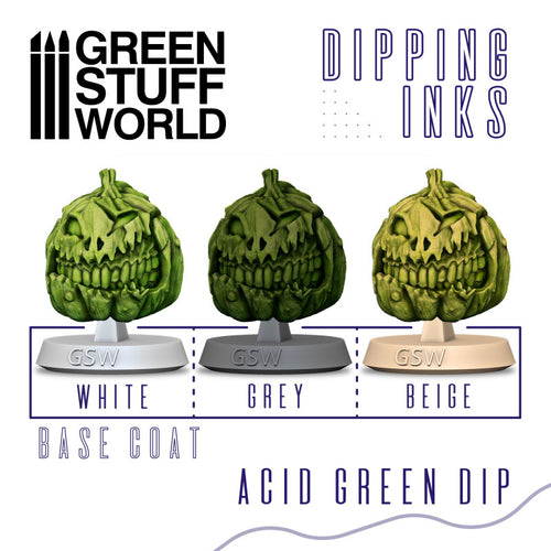 Green Stuff World: Dipping ink 60 ml - ACID GREEN DIP