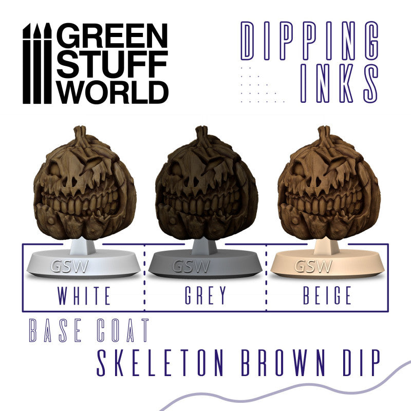 Green Stuff World: Dipping ink 60 ml - SKELETON BROWN DIP