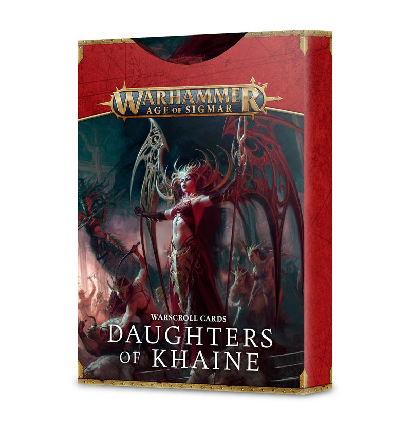 Daughters of Khaine: Warscroll Cards