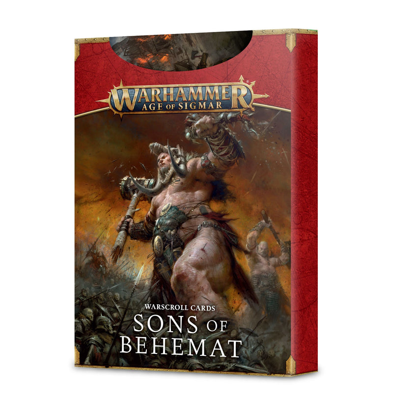 Sons of Behemat: Warscroll Cards