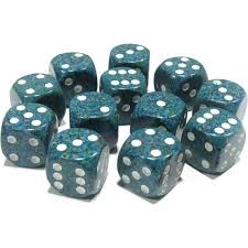 Chessex: Speckled 16mm Sea (12)
