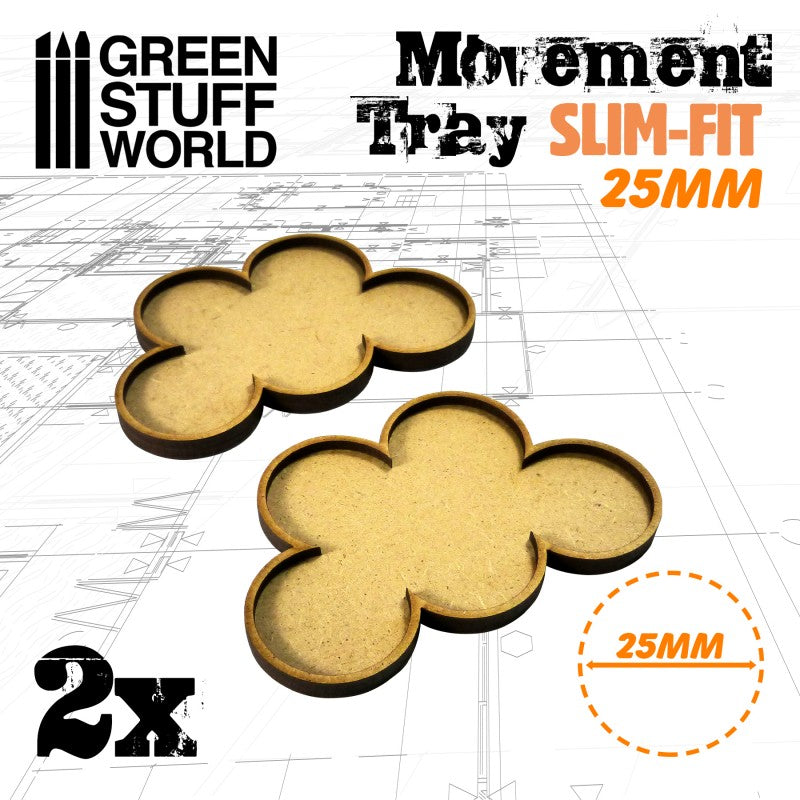 Green Stuff World: Movement Trays 25MM