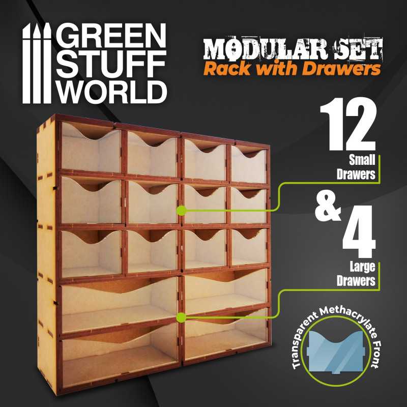 Green Stuff World: Vertical Rack With Drawers