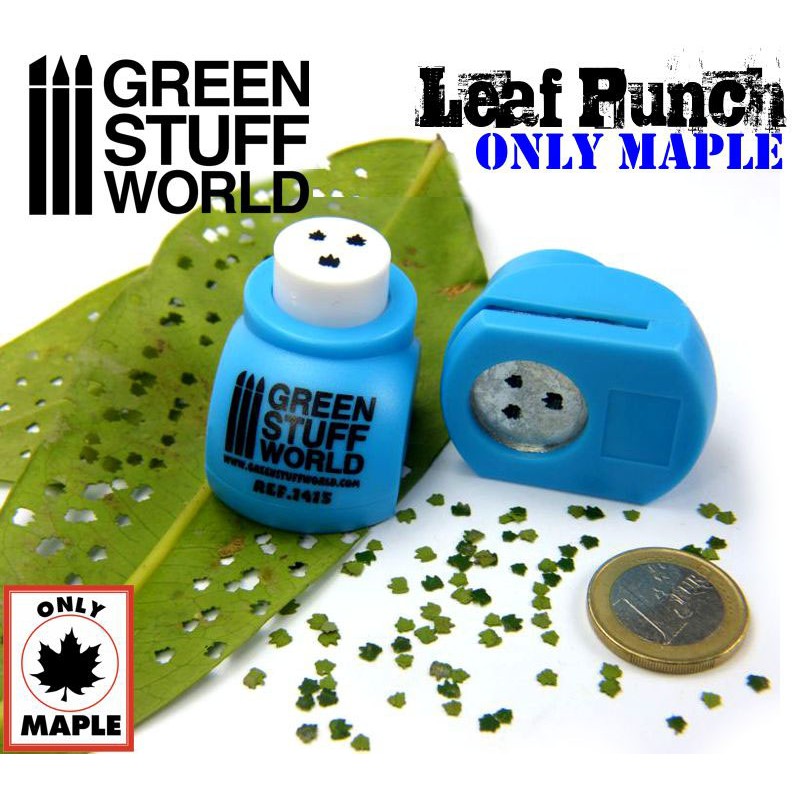 Green Stuff World: Leaf Punch Blue