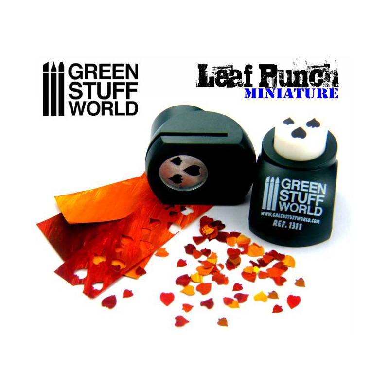 Green Stuff World: Leaf Punch Dark Green