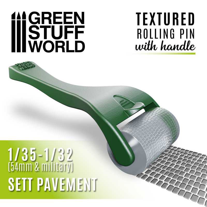 Green Stuff World: Rolling Pin With Handel Sett Pavement