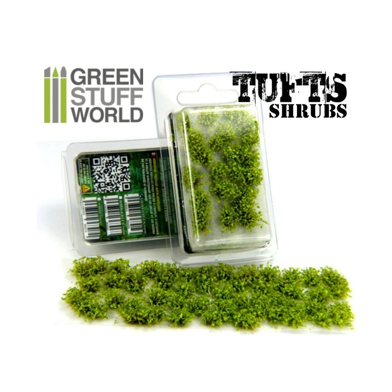 Green Stuff World: Shrub Tuft Light Green