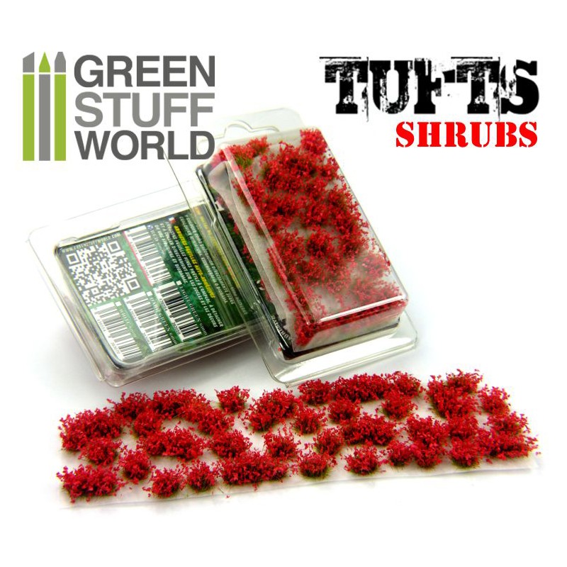 Green Stuff World: Shrub Tuft Red