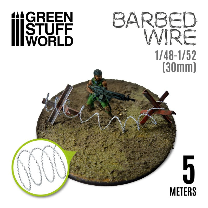 Green Stuff World: Barbed Wire 5 Meterts (30 mm)