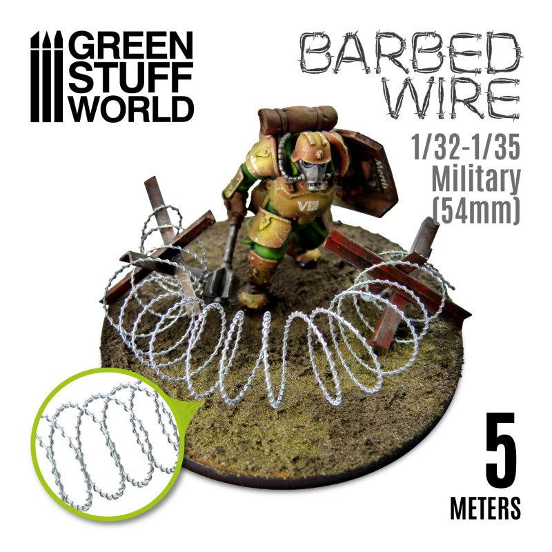 Green Stuff World: Barbed Wire 5 Meterts (54 mm)