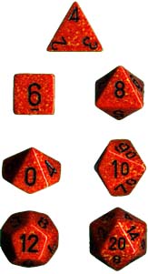 Chessex: Speckled 7PC Fire