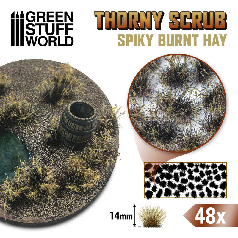 Green Stuff World: Thorny Scrub Spiky Burnt Hay