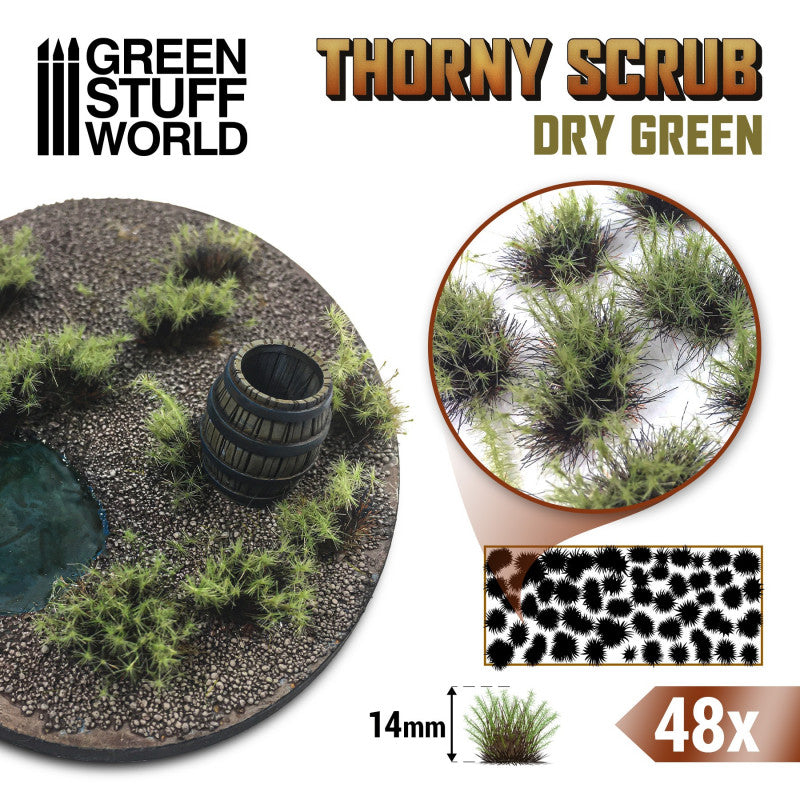 Green Stuff World: Thorny Scrub Dry Green