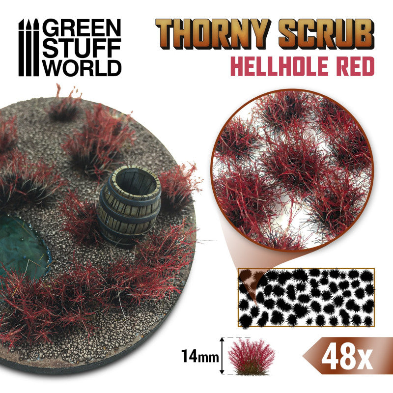 Green Stuff World: Thorny Scrub Hellhole Red