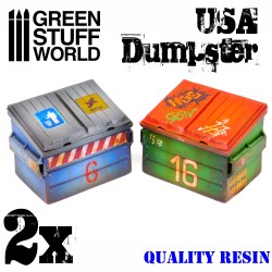 Green Stuff World: Resin Dumpsters